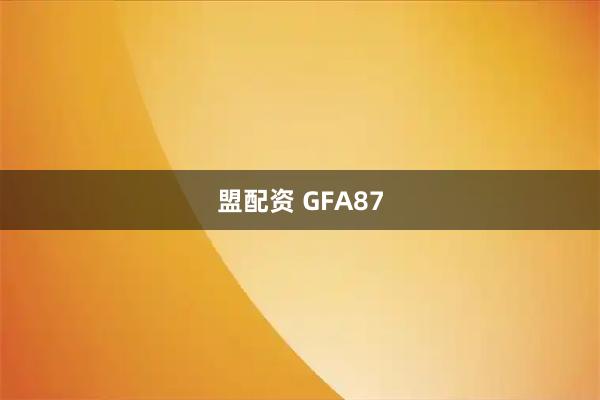 盟配资 GFA87